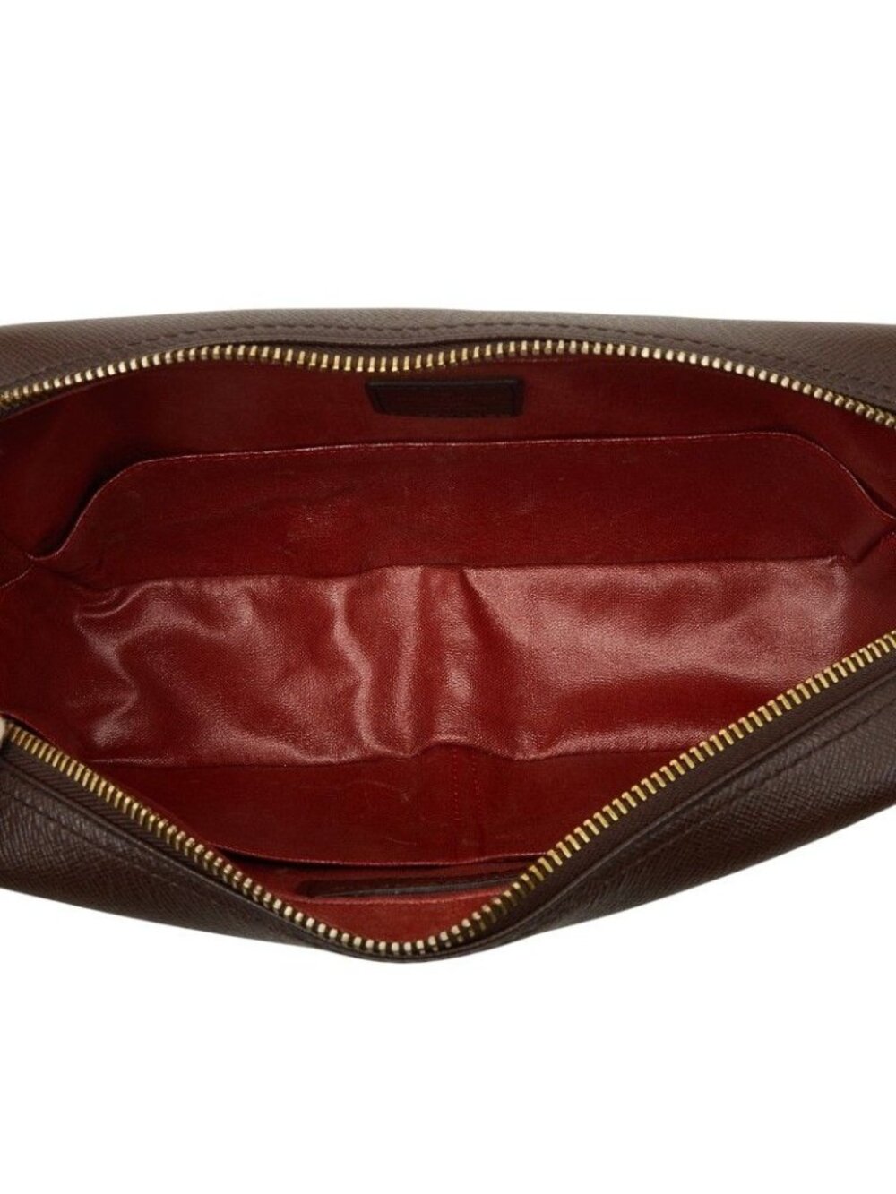 Louis Vuitton Damier Trousse Toilette 25 Cosmetic Pouch Brown - Picture 9 of 10